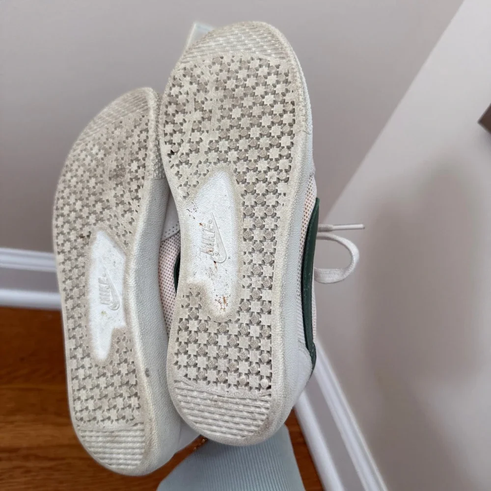 Nike Killshot Kids Sneakers White Green‎ Lace Up Casual Shoes Size 4.5Y